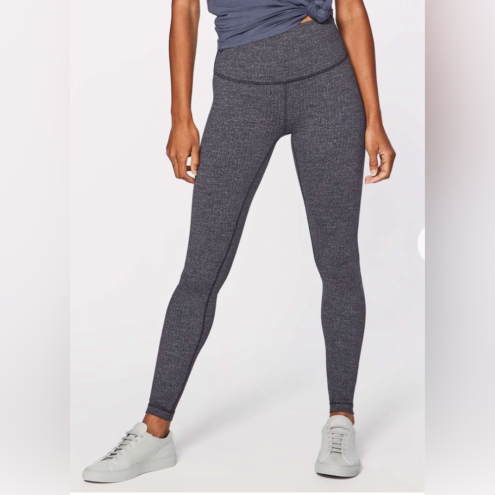 Lululemon Wunder Under Hi-Rise Tight *28" - Heathered Black - Size 6 - New! - Picture 2 of 5